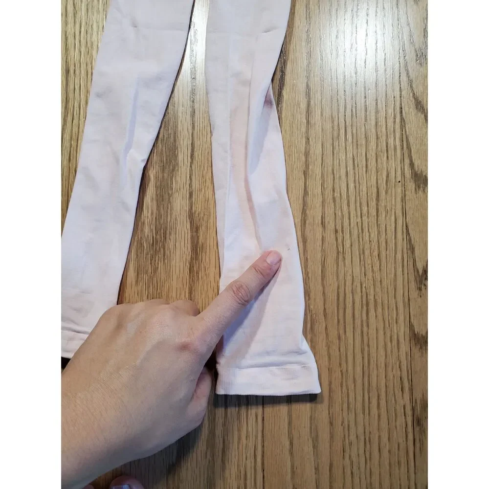 BLOCH Size CHS Footless Tights Baby Pink Style# T00940G VGUC